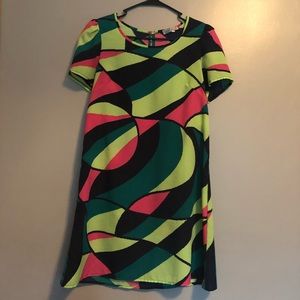 Neon Cocktail Dress